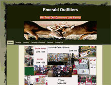 Tablet Screenshot of emeraldoutfitter.com